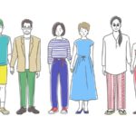 さまざまなカップルのイラスト